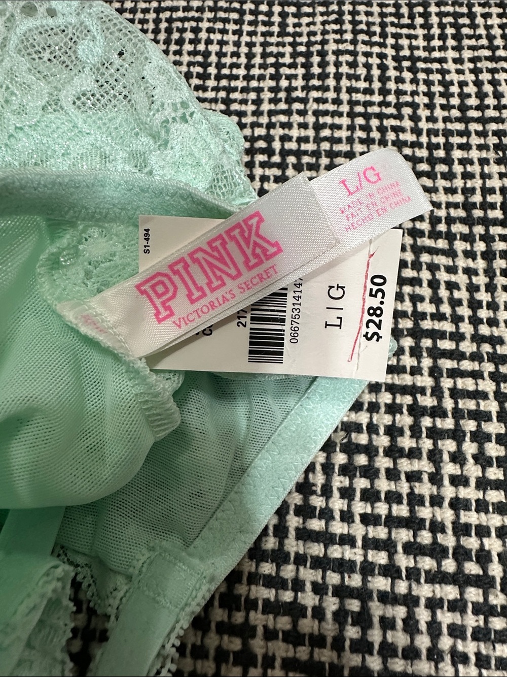 Victoria's Secret Mint Lace Bralette - Picture 4 of 4
